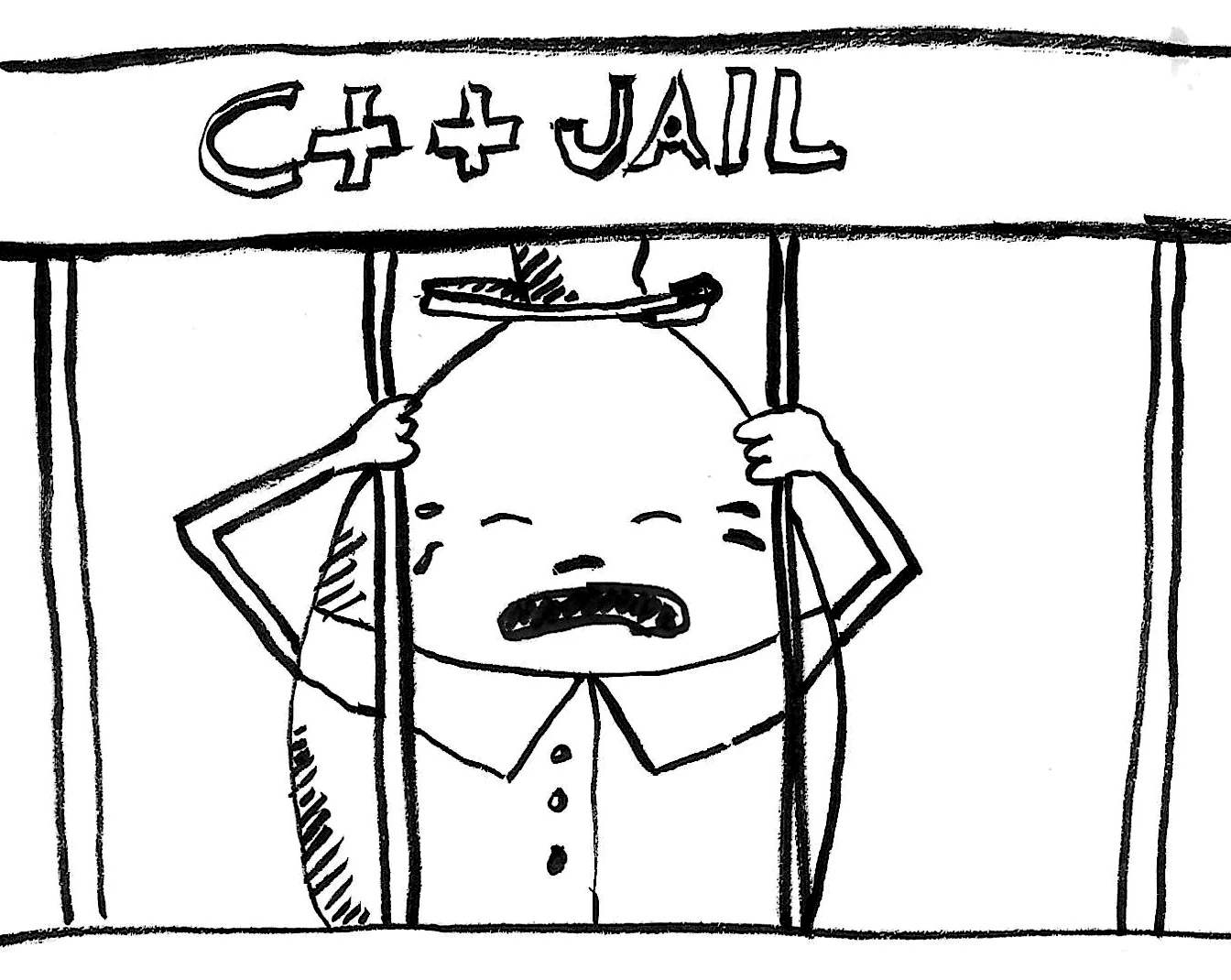 Egg head in C++ Jail